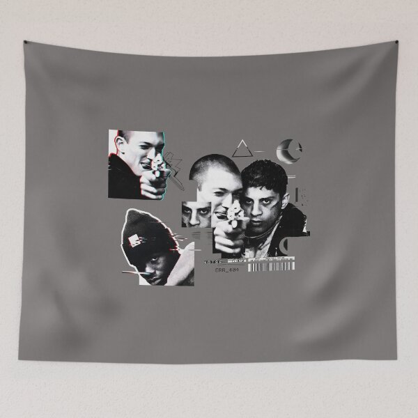 Item preview, La Haine Vinz, Hubert, Saïd Cinematic Still-6 designed and sold by FinnJankowiak.