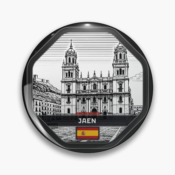 Item preview, Jaen Spain Linocut Style  designed and sold by Thistle-TShop.