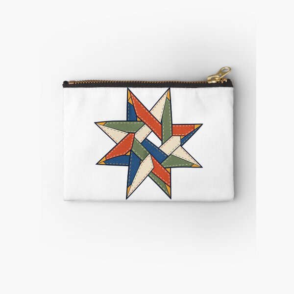 Item preview, Patchwork North Star Original Quilting Art designed and sold by Aseel Studio.