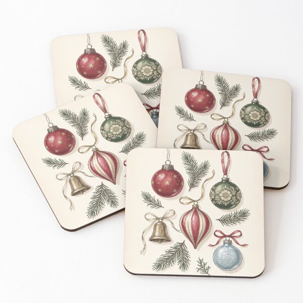 Item preview, Holiday Heirlooms Vintage Christmas Ornaments Art designed and sold by aihbrand.