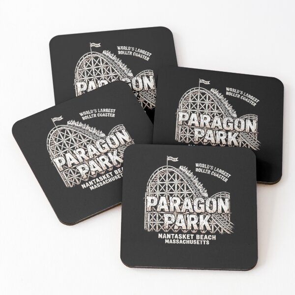 Item preview, Paragon Park Nantasket Beach Vintage Wooden Roller Coaster Massachusetts designed and sold by RonHeller.