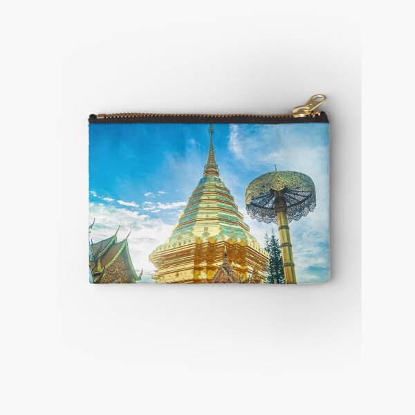 Item preview, Gold on Gold — The Chedi and Sacred Umbrella of Wat Phra That Doi Suthep designed and sold by Jomsunshine.