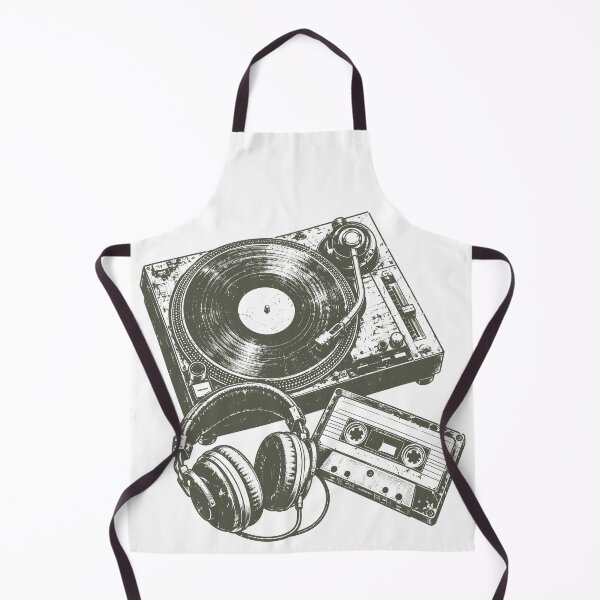 Item preview, Vintage Vinyl Record Player Cassette Headphones Music Lover designed and sold by andre-hollow.