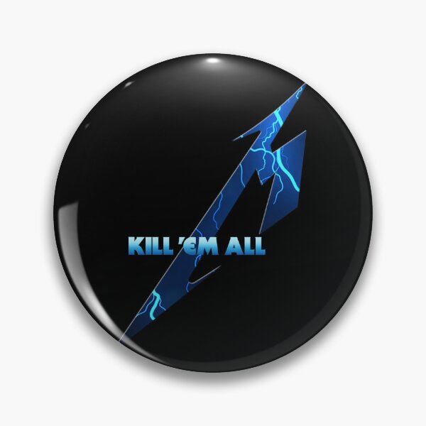 Item preview, Metallica Kill 'em All - blue lightning designed and sold by Roysdisturbia.