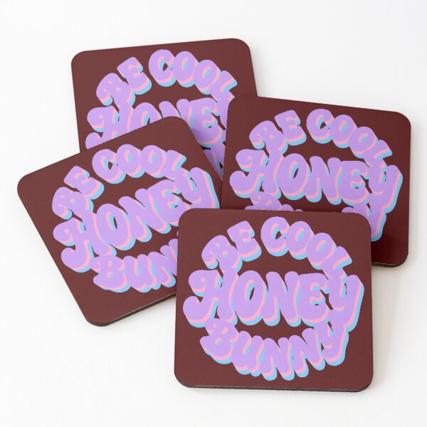 Item preview, Be Cool Honey Bunny Retro Pastel Diner Font designed and sold by helenstanley.