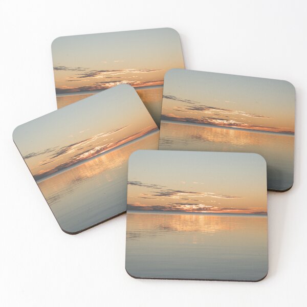 Item preview, Seaside Sunset with Brilliant Cloud Streaks designed and sold by Georgia Mizuleva.