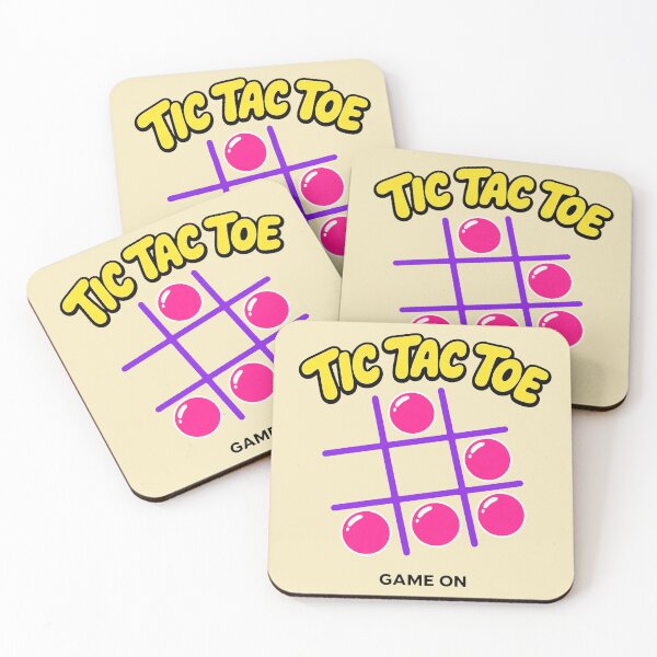 Item preview, Neon Tic Tac Toe Minimalist Game On designed and sold by helenstanley.