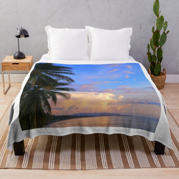 Item preview, Tropical Beach Sunset With Coconut Palms designed and sold by Luxxe87.