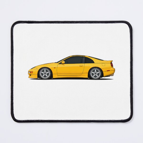 Item preview, Nissan 300ZX Z32 Yellow 90s Japanese Sports Car designed and sold by Arslyarts.