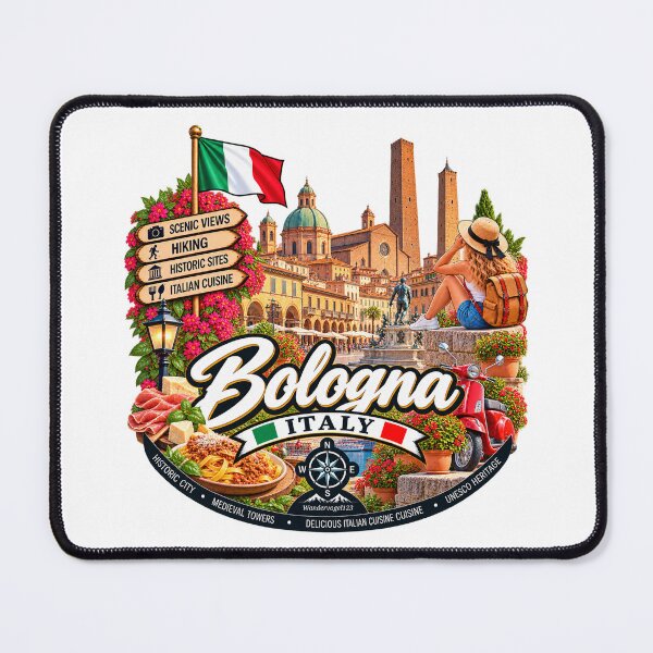 Item preview, Bologna, Italy – Medieval Towers, Old Town & Italian Travel Adventure designed and sold by Wandervogel123.