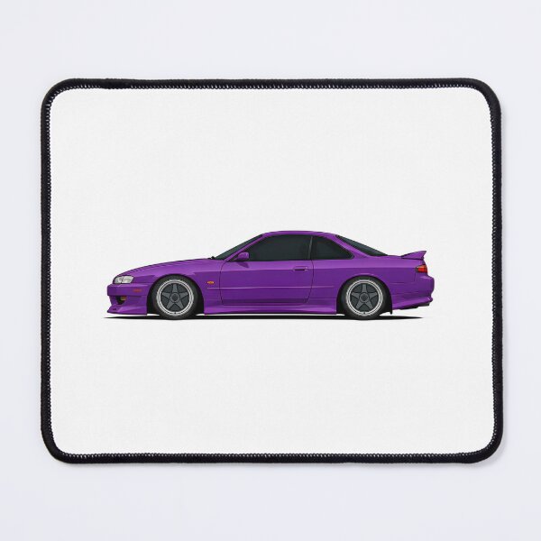 Item preview, Nissan Silvia S14 - Purple JDM Drift Car Illustration designed and sold by Arslyarts.