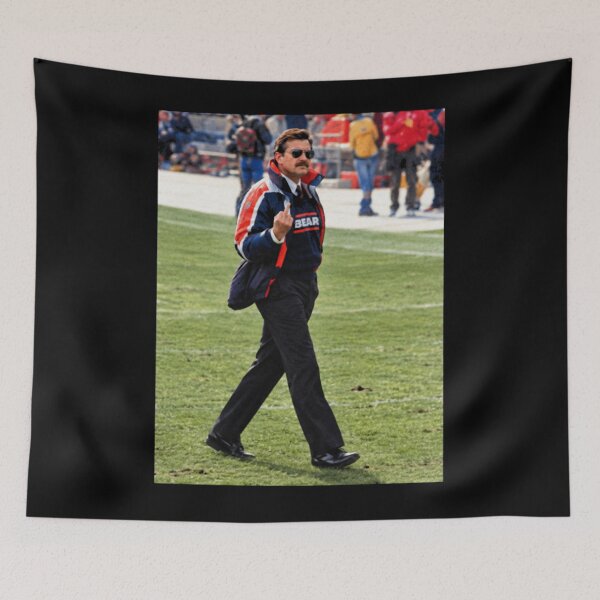 Aperçu de l'œuvre Mike Ditka fait un doigt d'honneur, Mike Ditka en bord de touche, légende du football de Chicago (graphique) créée et vendue par BartholomewAsh.