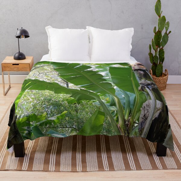 Item preview, "Tropical Banana Palm: Green Canopy & Jungle Light" designed and sold by PicturePic.