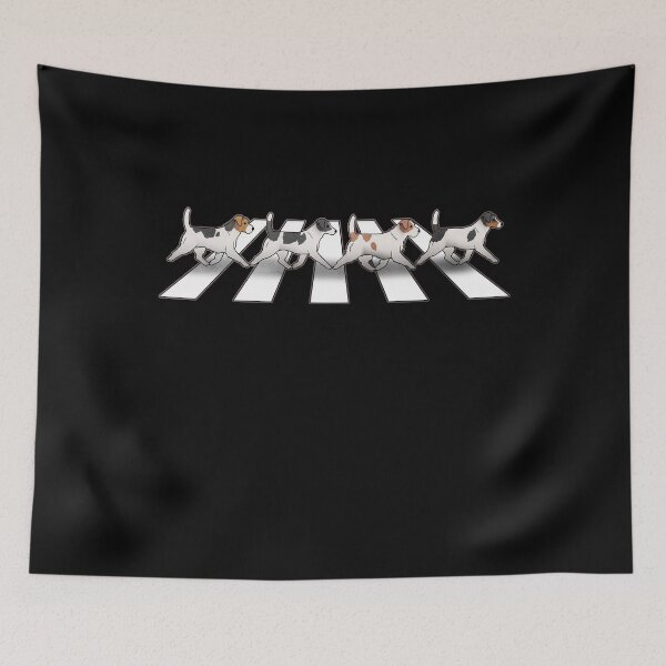 Item preview, Jack Russell Terrier Dog Zebra Crossing (Smooth, Rough, Broken Coat) designed and sold by Clara Hollins.