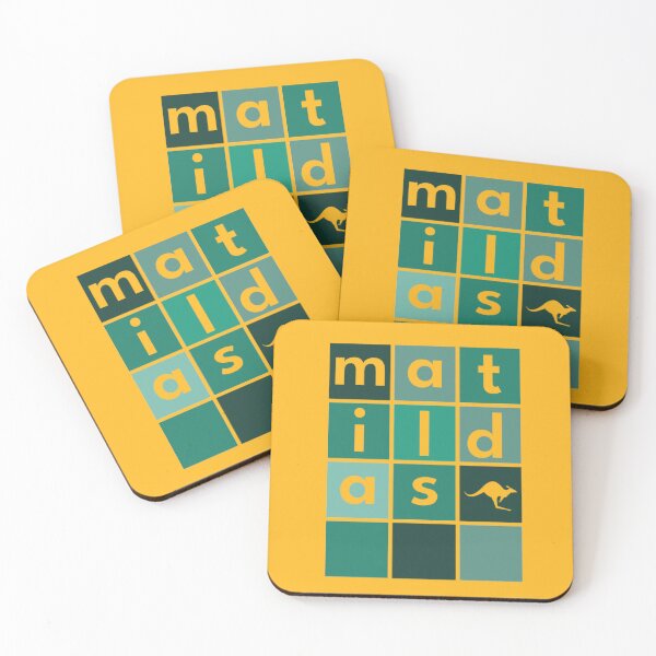 Item preview, Matildas Squares designed and sold by RP2.