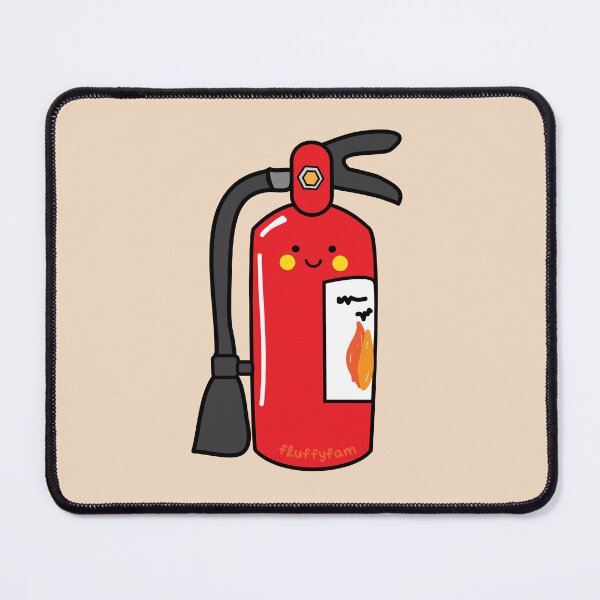 Item preview, Cute kawaii fire extinguisher designed and sold by fluffyfamcraft.