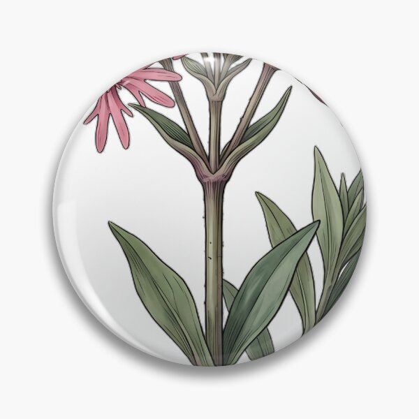 Item preview, Vintage Naturalist Ragged Robin — Antique Botanical Plate designed and sold by Catch333.