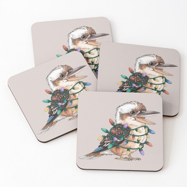 Item preview, Funny laughing Kookaburra Christmas Lights T-Shirt – Festive Australian Bird Holiday Gift designed and sold by Wennebabs.