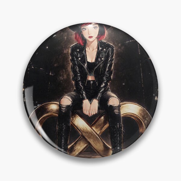 Item preview, Beyond Forever Infinity Golden Symbol Rocker Anime Art    designed and sold by Hen-C-Art.