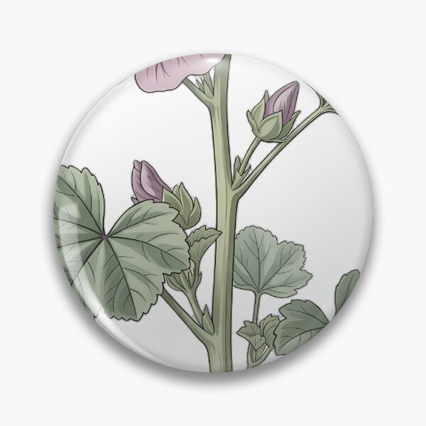 Item preview, Vintage Naturalist Common Mallow — Antique Botanical Plate designed and sold by Catch333.