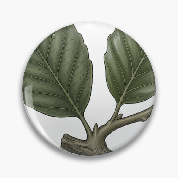 Item preview, Vintage Naturalist Silver Birch Leaf — Antique Botanical Plate designed and sold by Catch333.