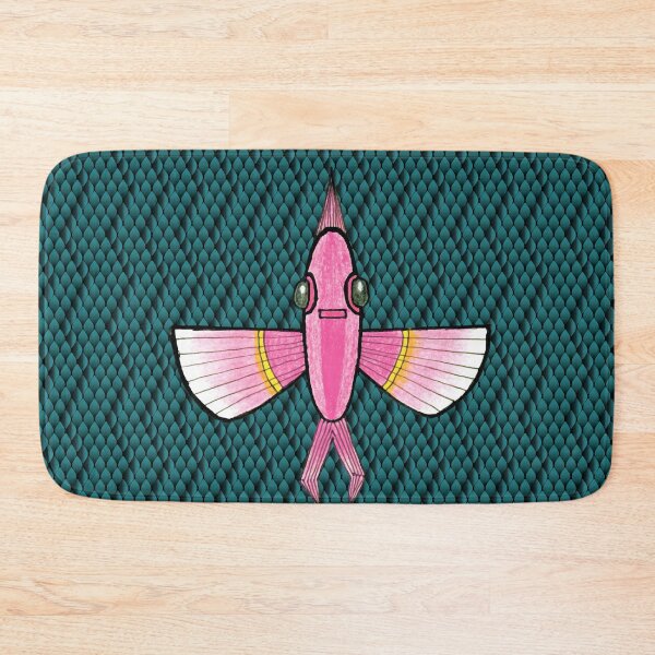 Item preview, Cute Pink Flying Fish Illustration — Whimsical Hand Drawn Art designed and sold by Ihor Ivanov.
