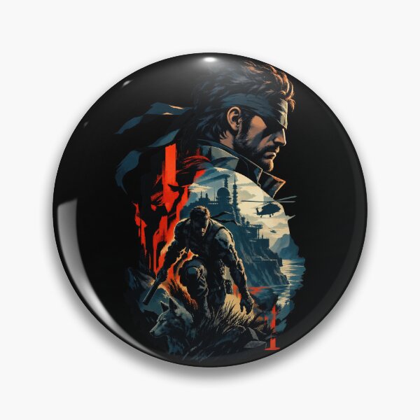 Item preview, Solid Snake Silhouette Poster – Metal Gear Solid designed and sold by · GAMING SOUL ·.