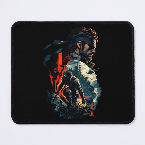Item preview, Solid Snake Silhouette Poster – Metal Gear Solid designed and sold by · GAMING SOUL ·.