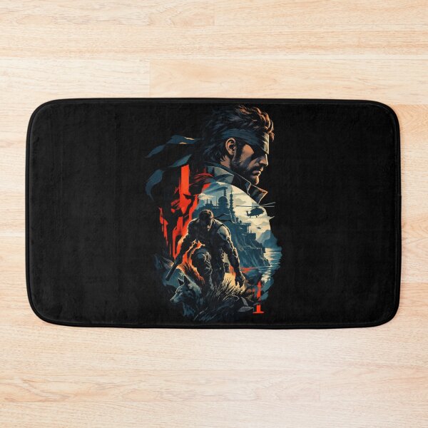 Item preview, Solid Snake Silhouette Poster – Metal Gear Solid designed and sold by · GAMING SOUL ·.