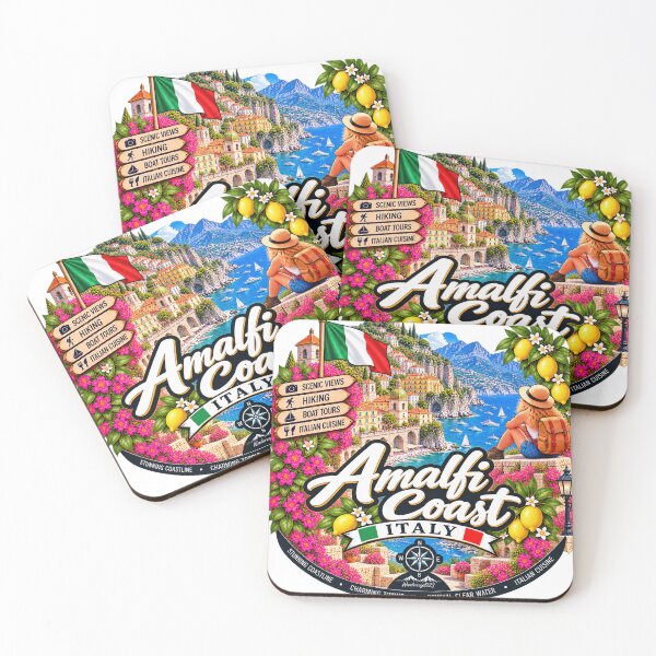 Item preview, Amalfi Coast Italy – Dreamlike coastal towns Mediterranean & travel adventures designed and sold by Wandervogel123.
