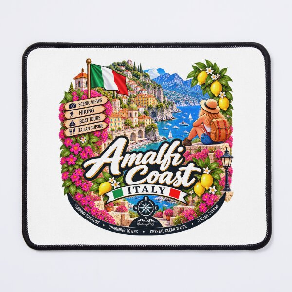 Item preview, Amalfi Coast Italy – Dreamlike coastal towns Mediterranean & travel adventures designed and sold by Wandervogel123.