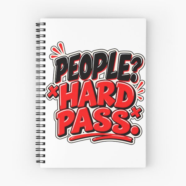 Item preview, People Hard Pass – Funny Introvert Sarcastic Quote designed and sold by Pali's shop.