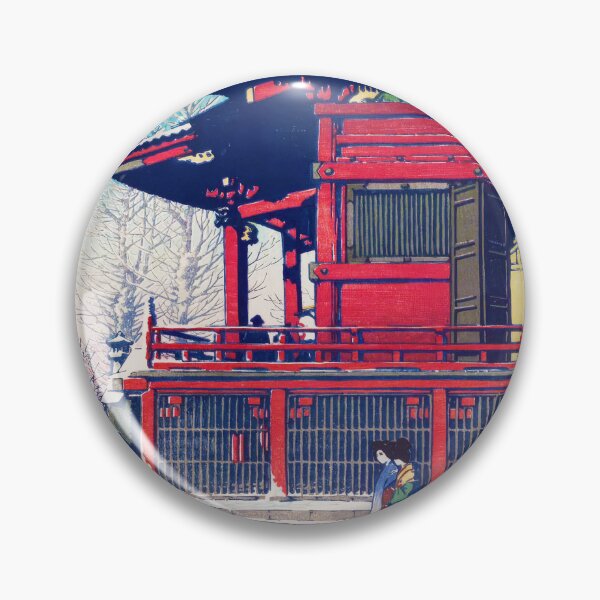 Item preview, Clearing Sky after Snow, Kannon Temple, Asakusa by Kawase Hasui designed and sold by VenusArt7.