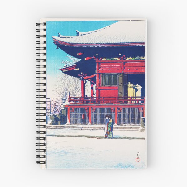 Item preview, Clearing Sky after Snow, Kannon Temple, Asakusa by Kawase Hasui designed and sold by VenusArt7.