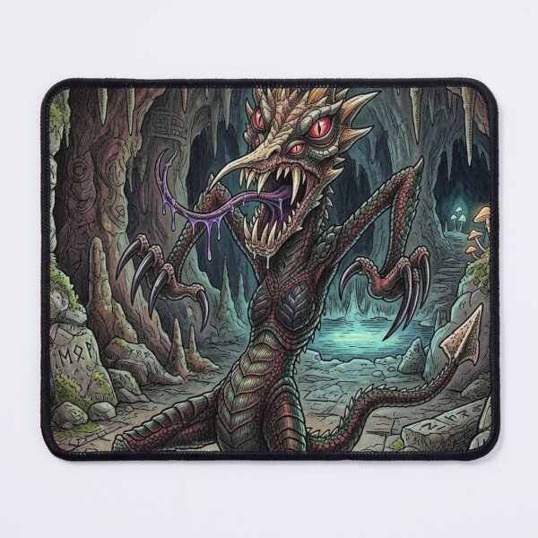 Item preview, Offspring monster of Jörmungandr the Midgard Serpent or World Serpent designed and sold by Vintage Designs +.