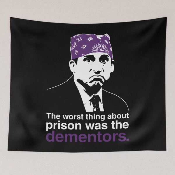 Item preview, PrisonMike TheOffice Dementors Quote Fan Art designed and sold by EruvynStudiose.
