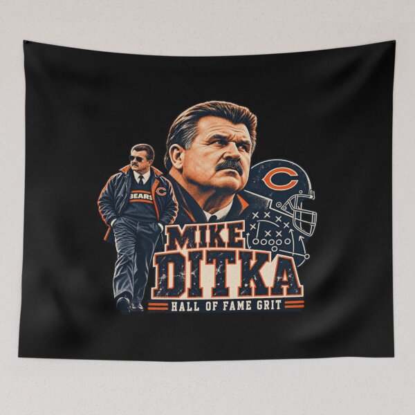 Aperçu de l'œuvre Mike Ditka, Bears de Chicago créée et vendue par BartholomewAsh.