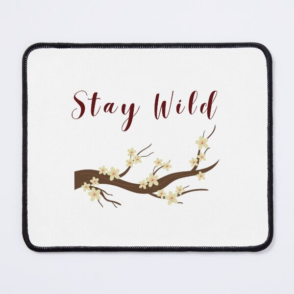 Item preview, Stay wild- minimal nature quote design designed and sold by J-Nature-Vibes.