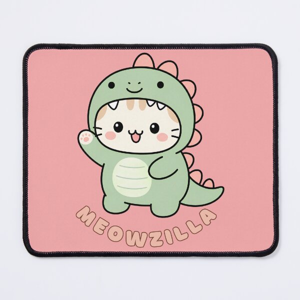Item preview, Meowzilla a cat sticker design designed and sold by PBDigitalHub.