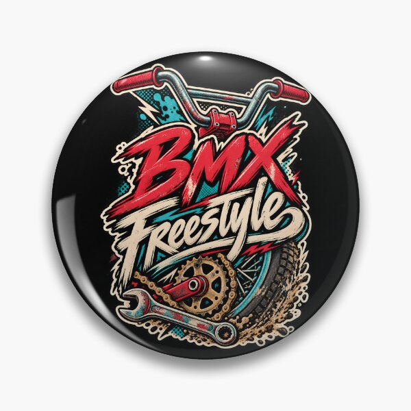 Item preview, Retro Brush Letter BMX Freestyle Sticker Art designed and sold by Tong4130.