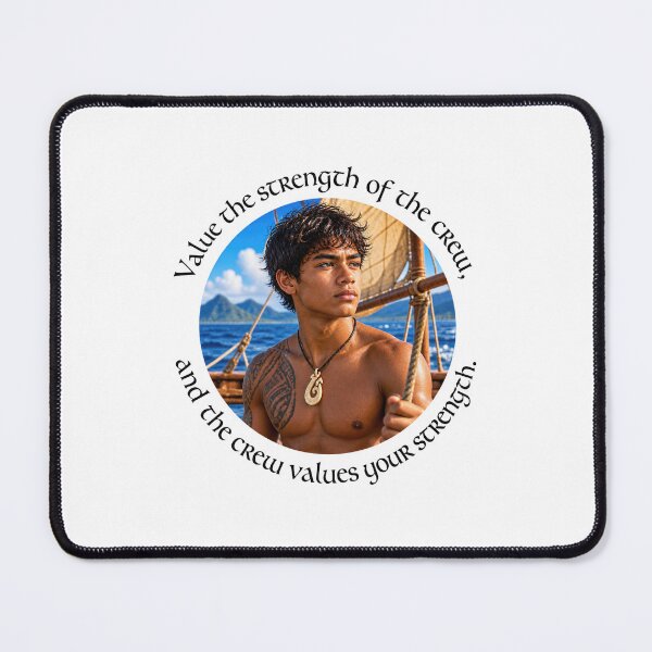 Item preview, Polynesian Teamwork Proverb - Value the strength of the crew | Pacific Art designed and sold by ShakaLife.org.