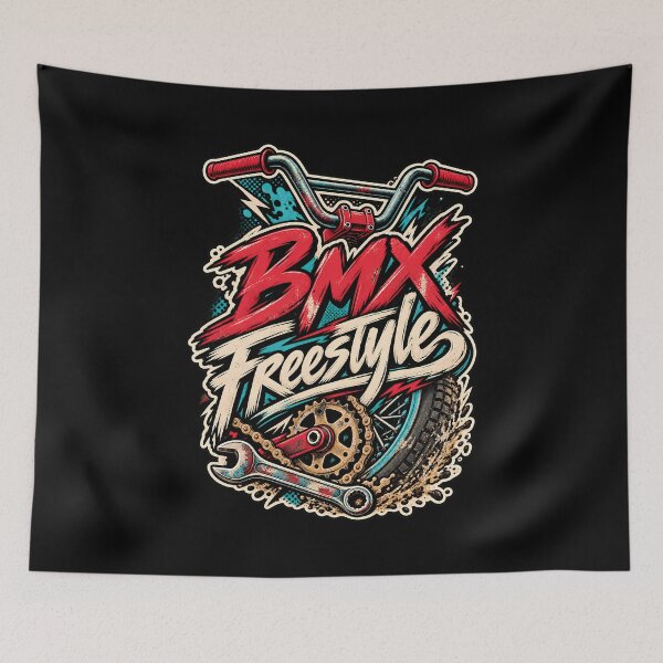 Item preview, Retro Brush Letter BMX Freestyle Sticker Art designed and sold by Tong4130.