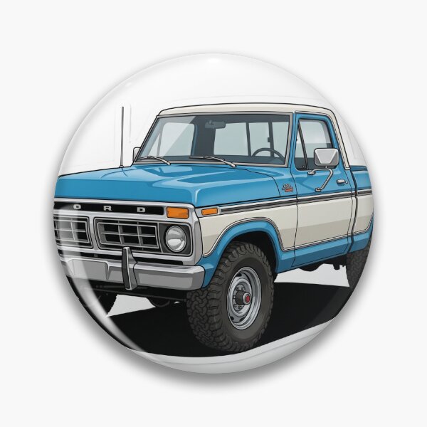 Item preview, Classic Two-Tone 1970s Ford F-100 Pickup Truck Sticker designed and sold by Fixnovaguide.