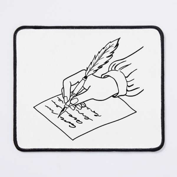 Item preview, Hand Writing With Feather Quill Pen Letter designed and sold by salinsiree.