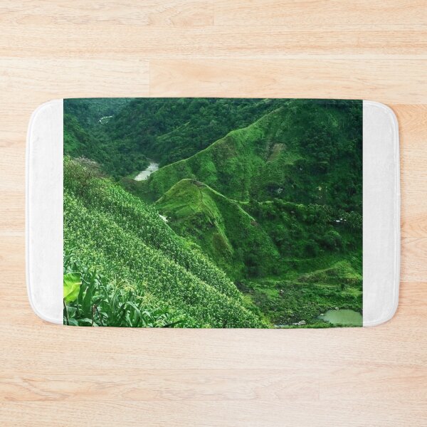 Item preview, Lush Green Mountain Valley River Landscape designed and sold by Luxxe87.