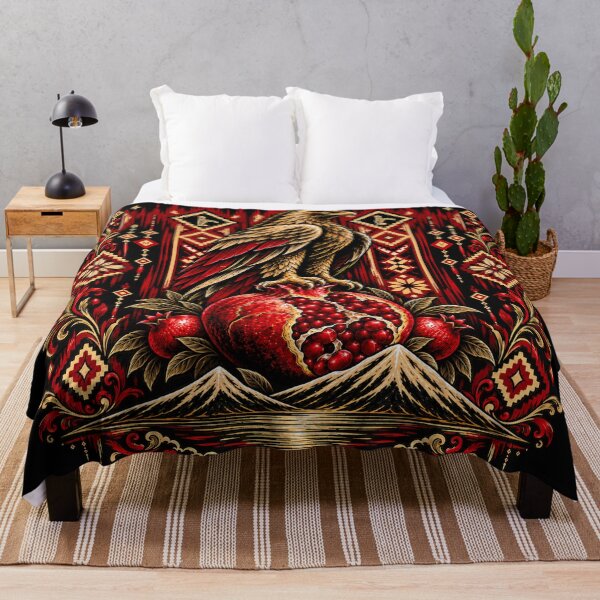 Item preview, Golden Eagle Pomegranate Heritage Emblem designed and sold by Qenlo.