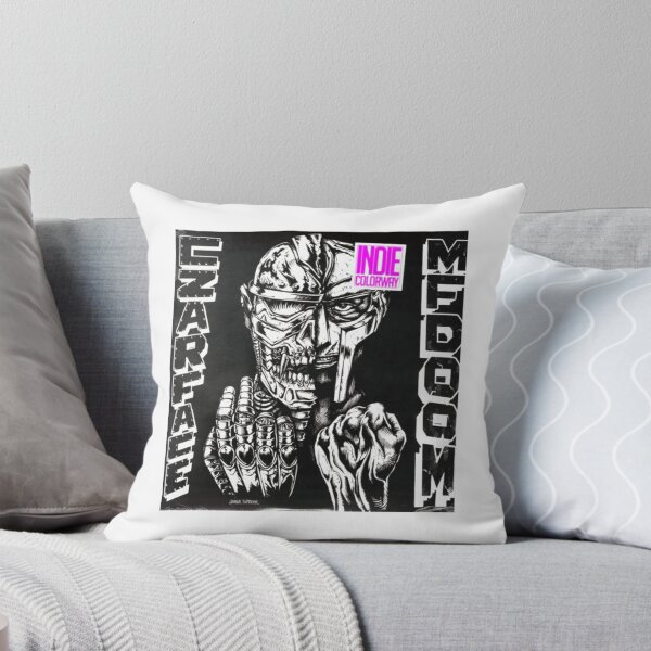 Item preview, Czarface MF DOOM Monochrome Metal Mask Design designed and sold by Nancy Carpenter.