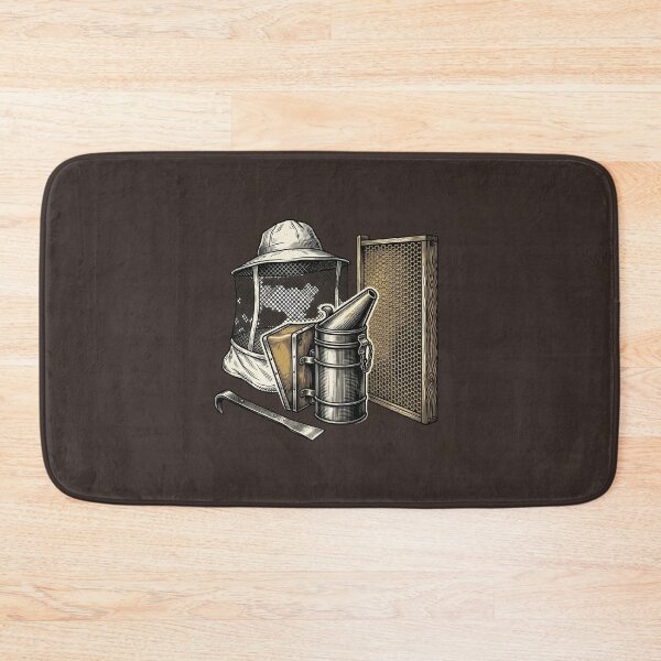 Item preview, Vintage Beekeeping Tools Woodcut Art Smoker Hive Frame Veil designed and sold by Alt Casterwill .