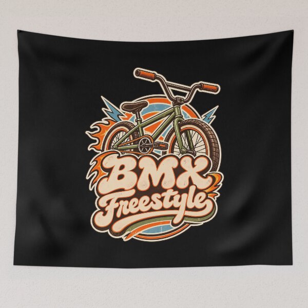 Item preview, Bubble Font BMX Freestyle Vintage Sticker Tee designed and sold by Tong4130.