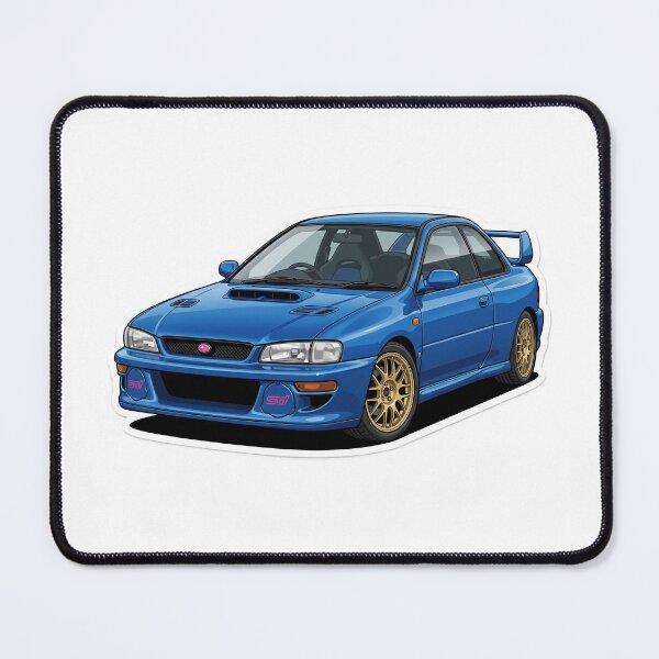 Item preview, 1998 Subaru Impreza 22B STi Sonic Blue JDM Rally Sticker designed and sold by Fixnovaguide.
